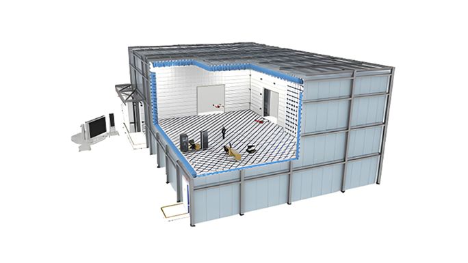 대형 차폐시설 전경