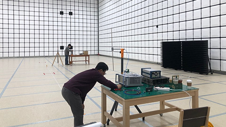 전파 송수신 시험