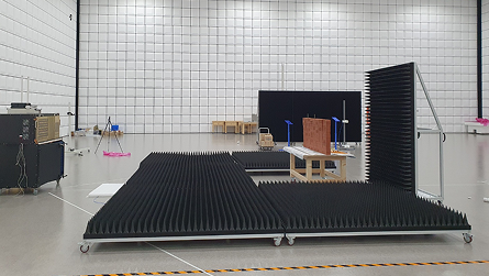 레이다 시험 사진